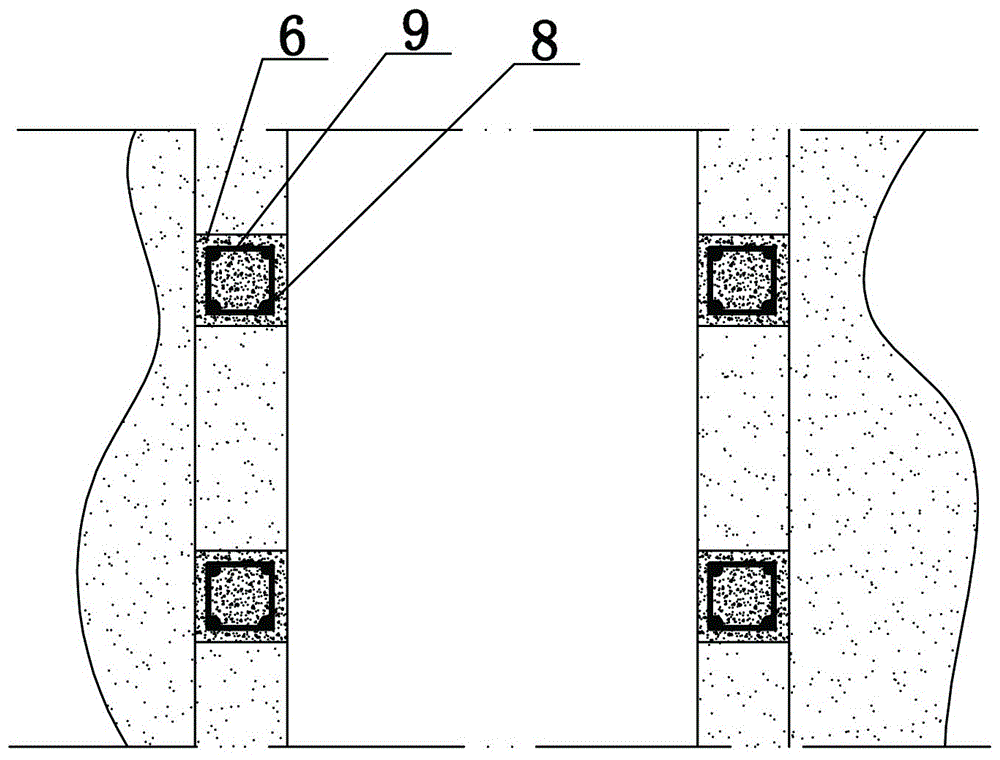 Reinforcement system and construction technology for preventing partial soil collapse of raw earth kiln dwelling vault