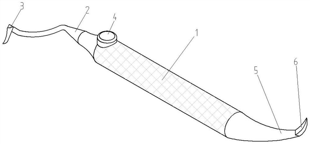 Periodontal curettage device