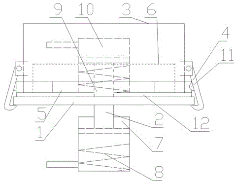 A low pressure cabin connection throat structure