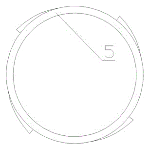 A low pressure cabin connection throat structure