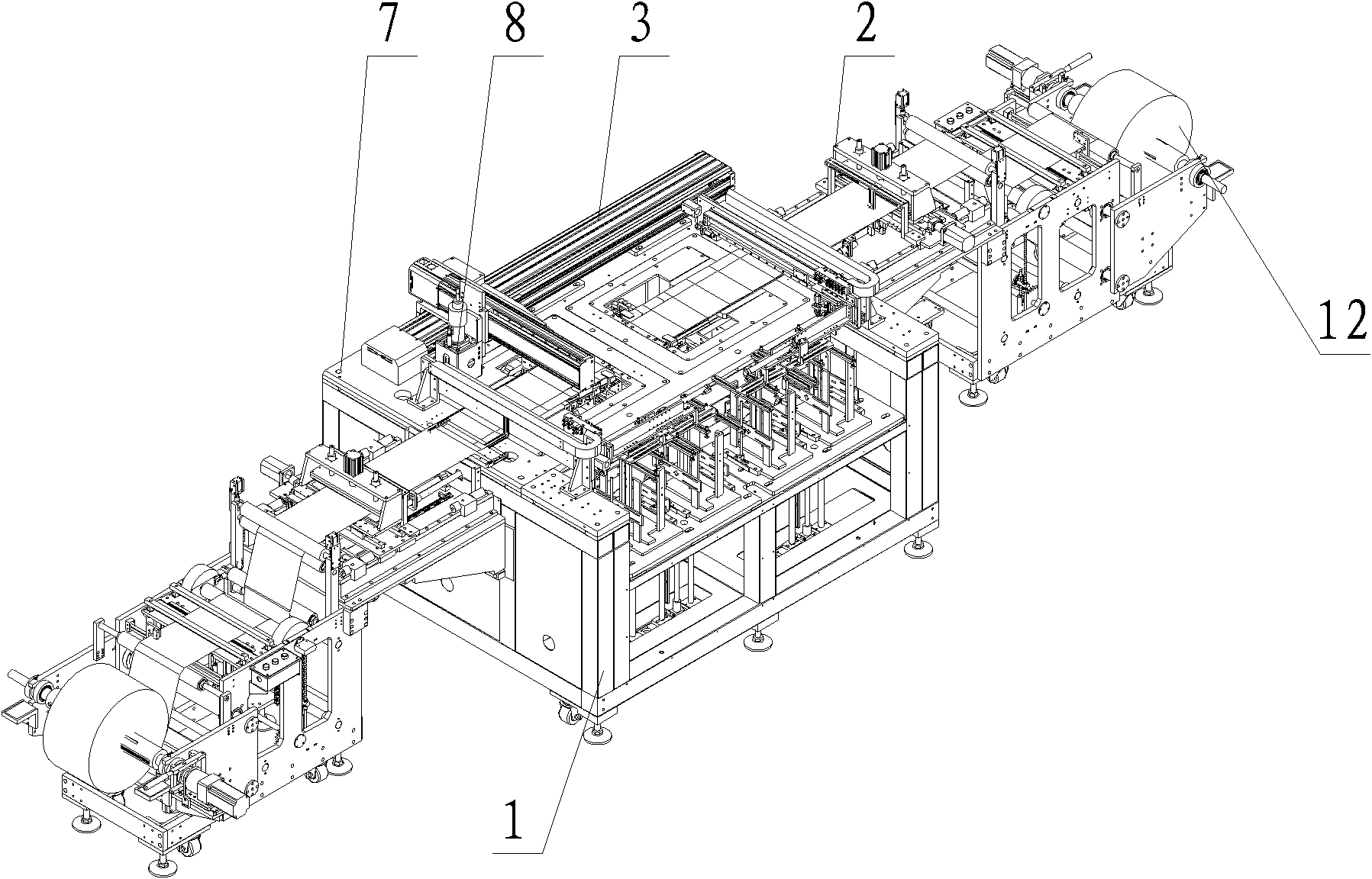 Pole piece laser cutting machine