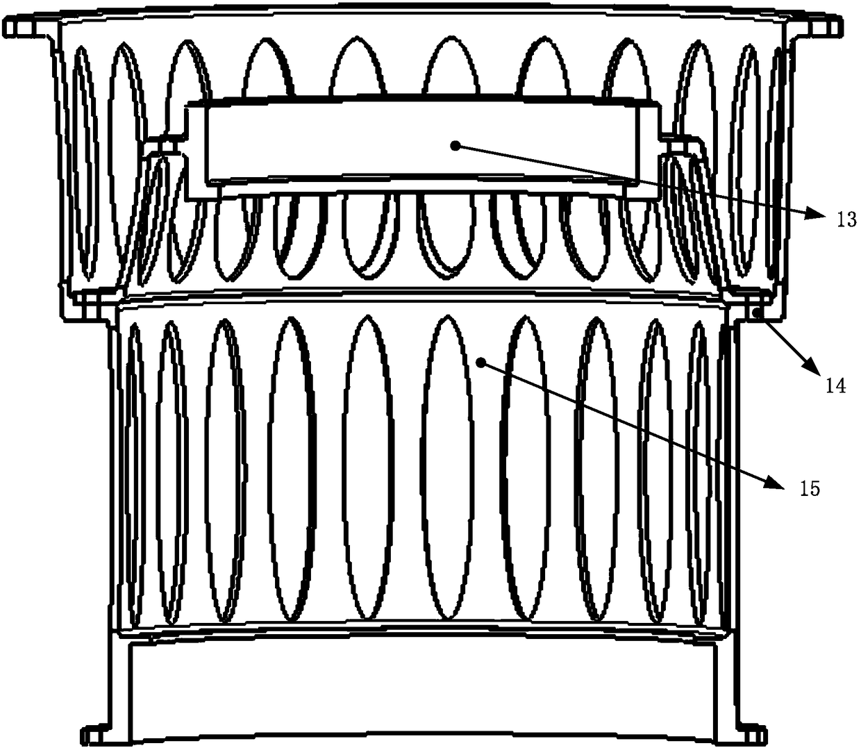 Aircraft engine shaft component supporting stiffness simulator