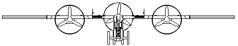 Rear single ducted thrust type composite wing manned aircraft with double ducted thrust composite auxiliary wings and additional wings