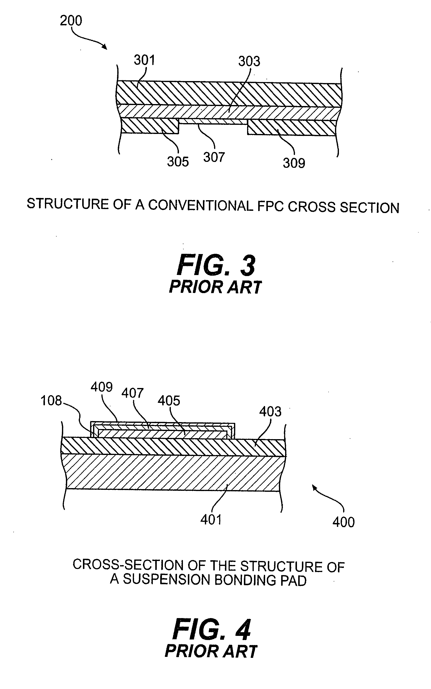 Novel bonding structure for a hard disk drive suspension using anisotropic conductive film