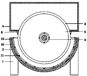 An anti-cracking pet tennis ball texture transfer equipment