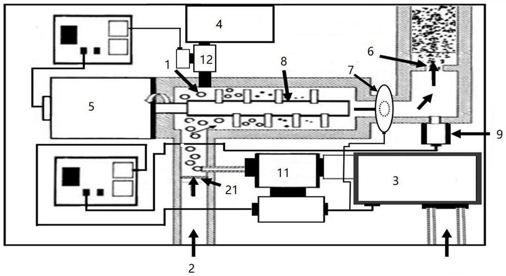 Micro-nano sparkling water generating device and control method