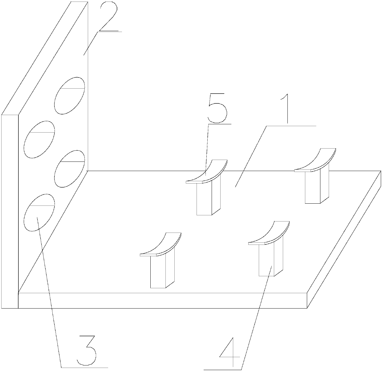 Novel pipeline storing device