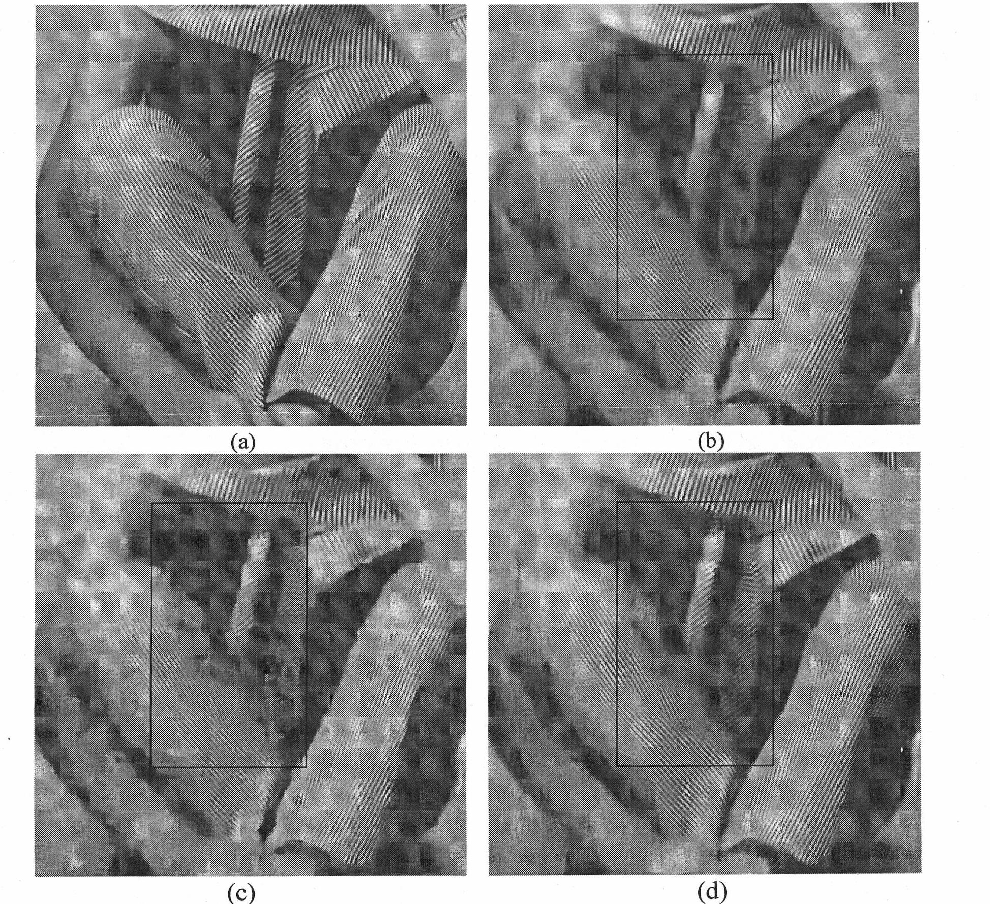 De-noising method of filtering images in size adaptive block matching transform domains