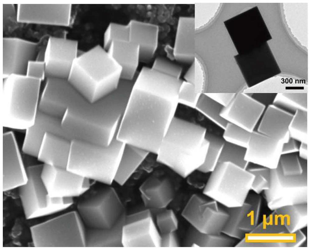 Preparation method of high-rate Prussian blue sodium ion battery positive electrode material