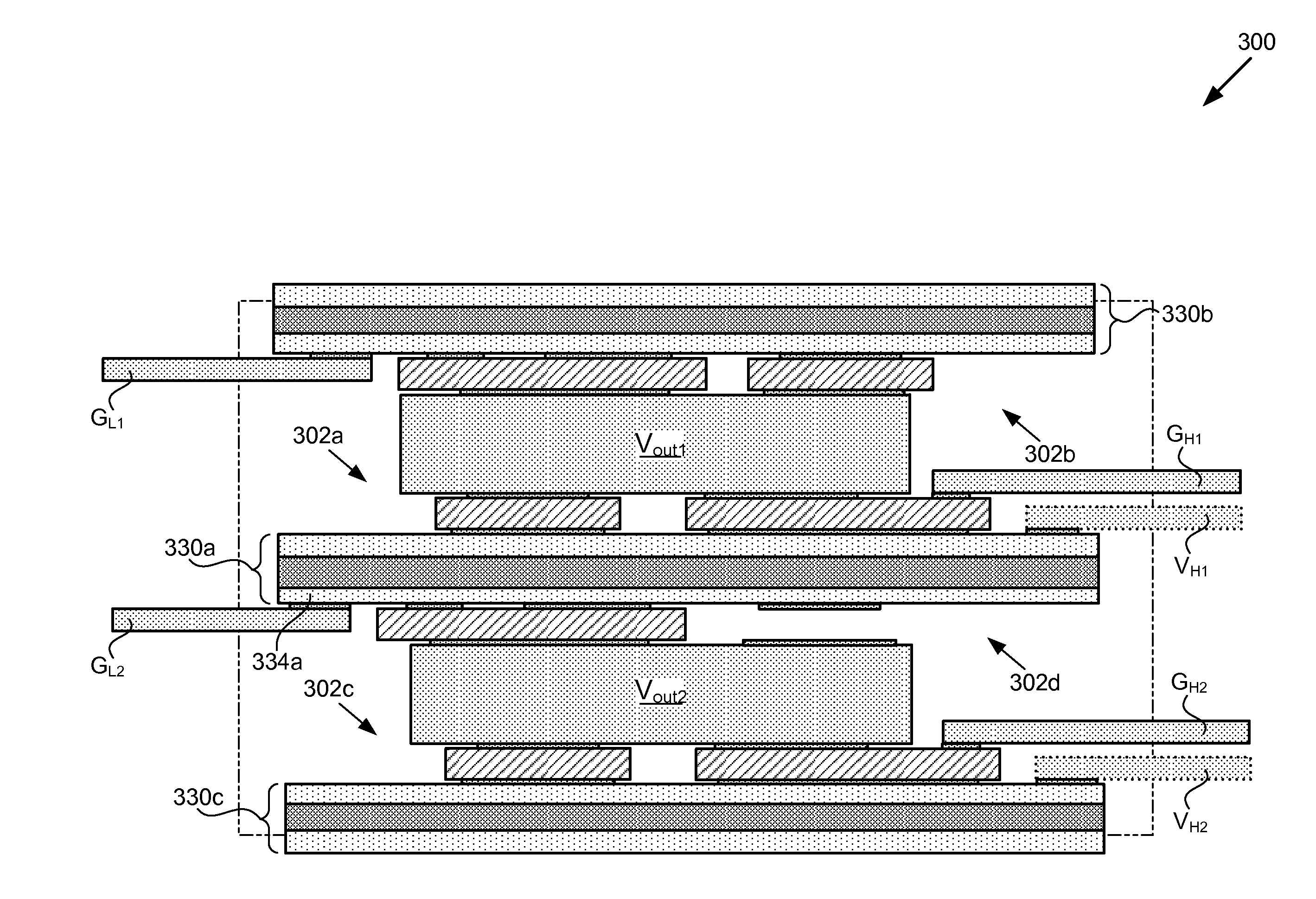 Stacked Half-Bridge Power Module