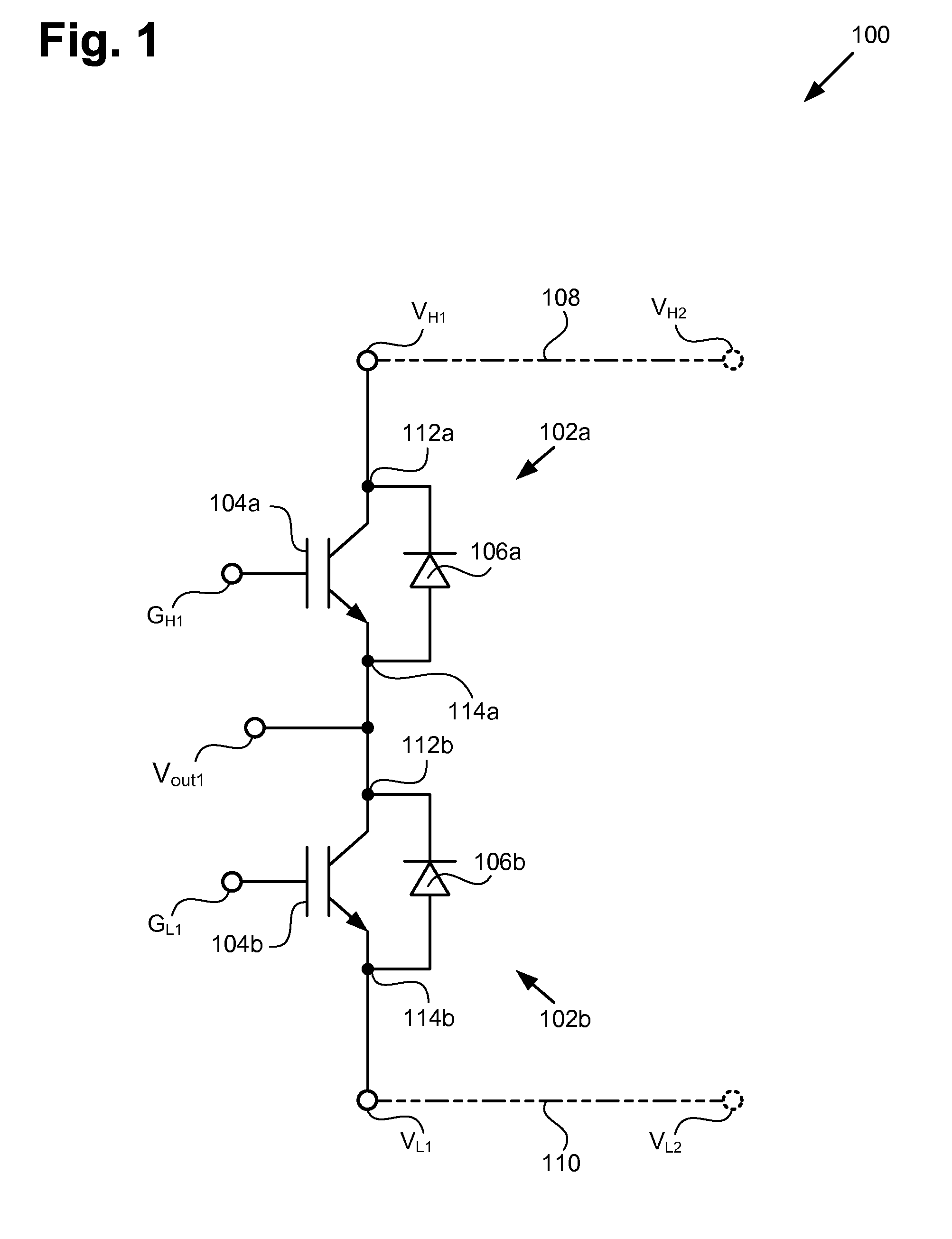 Stacked Half-Bridge Power Module