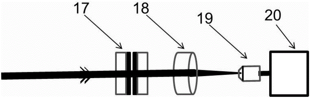 Grating offset monitoring adjusting device and method in vacuum compression chamber