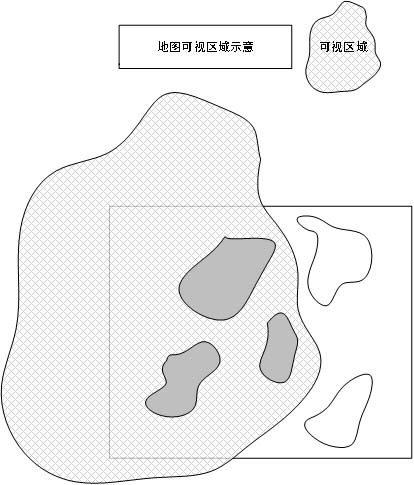 Regional control processing method based on tile map data