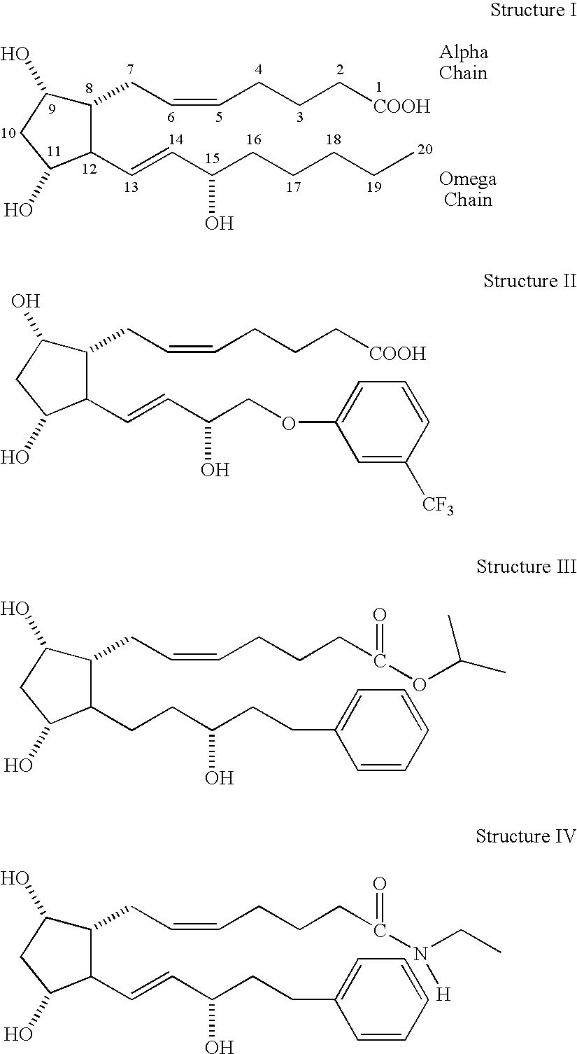 Prostaglandin f2alpha analogs and their use in combination with antimicrobial proteins for the treatment of glaucoma and intraocular hypertension