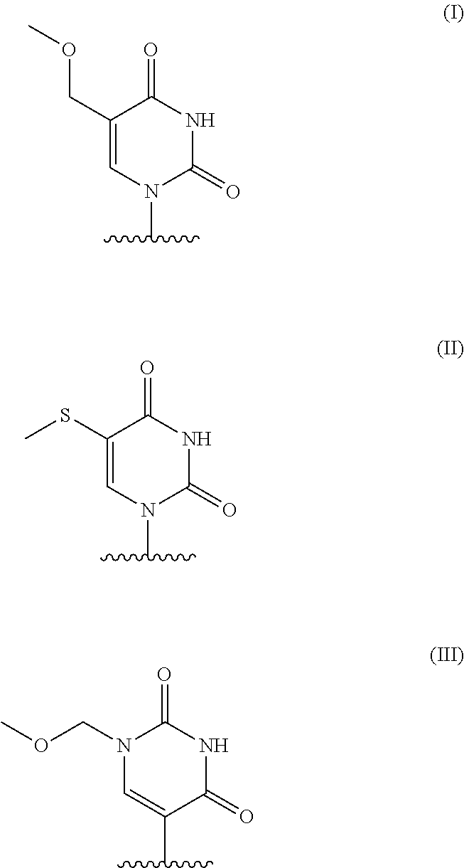 Chemically modified messenger RNA's