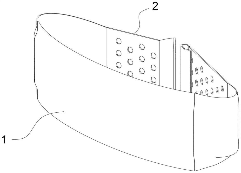 Abdominal respiration auxiliary equipment