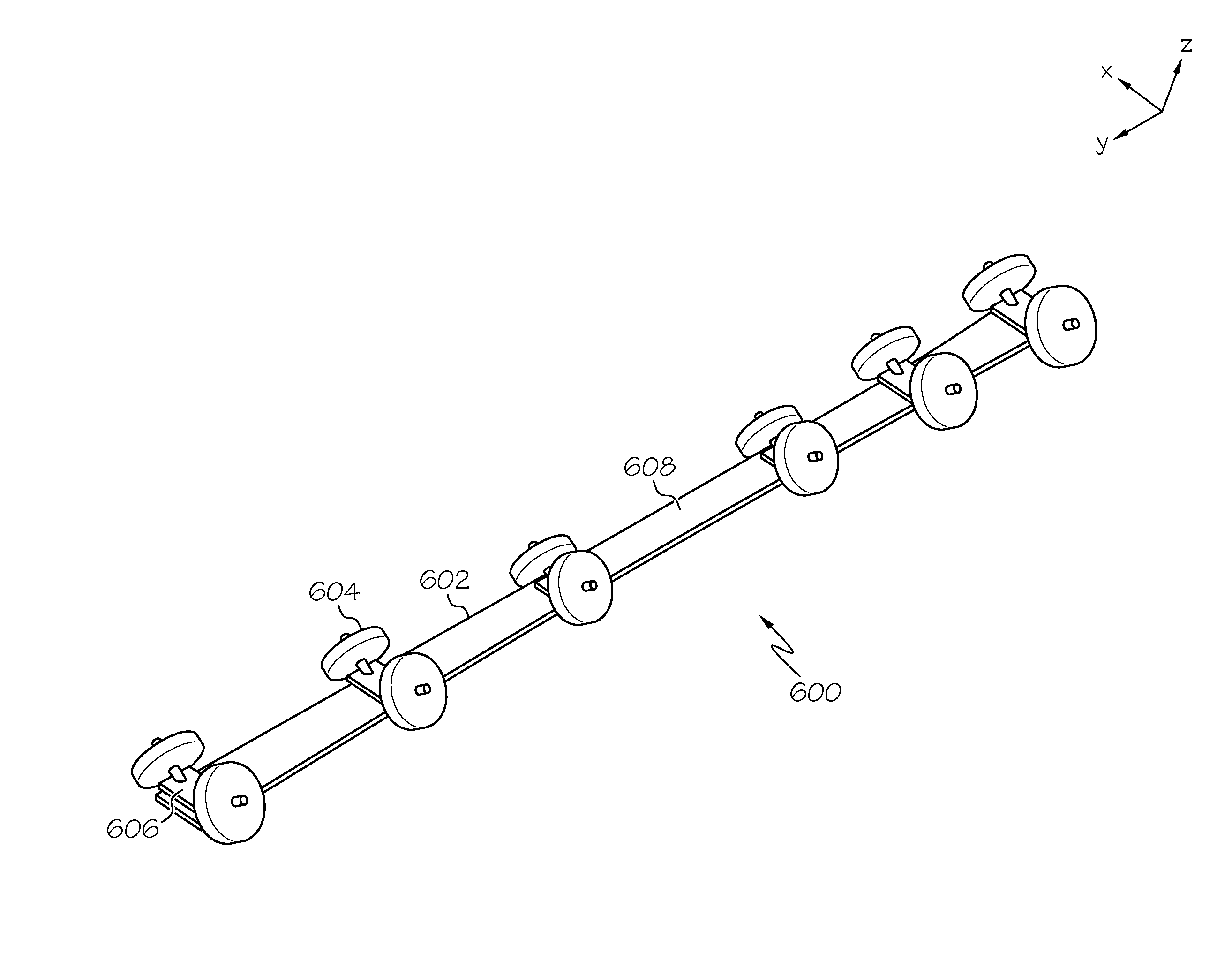 Dry-land alpine skis