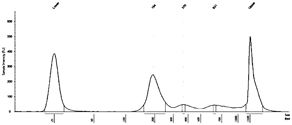 Kit for early screening of lung cancer based on peripheral blood