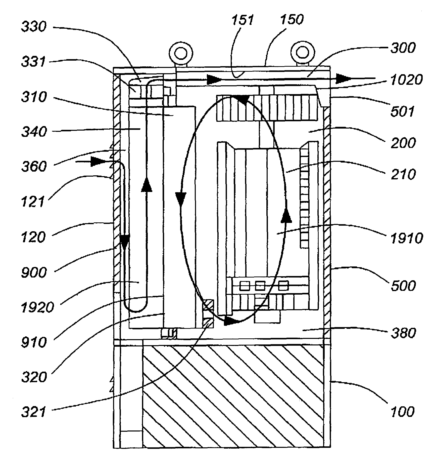 Electronics equipment cabinet