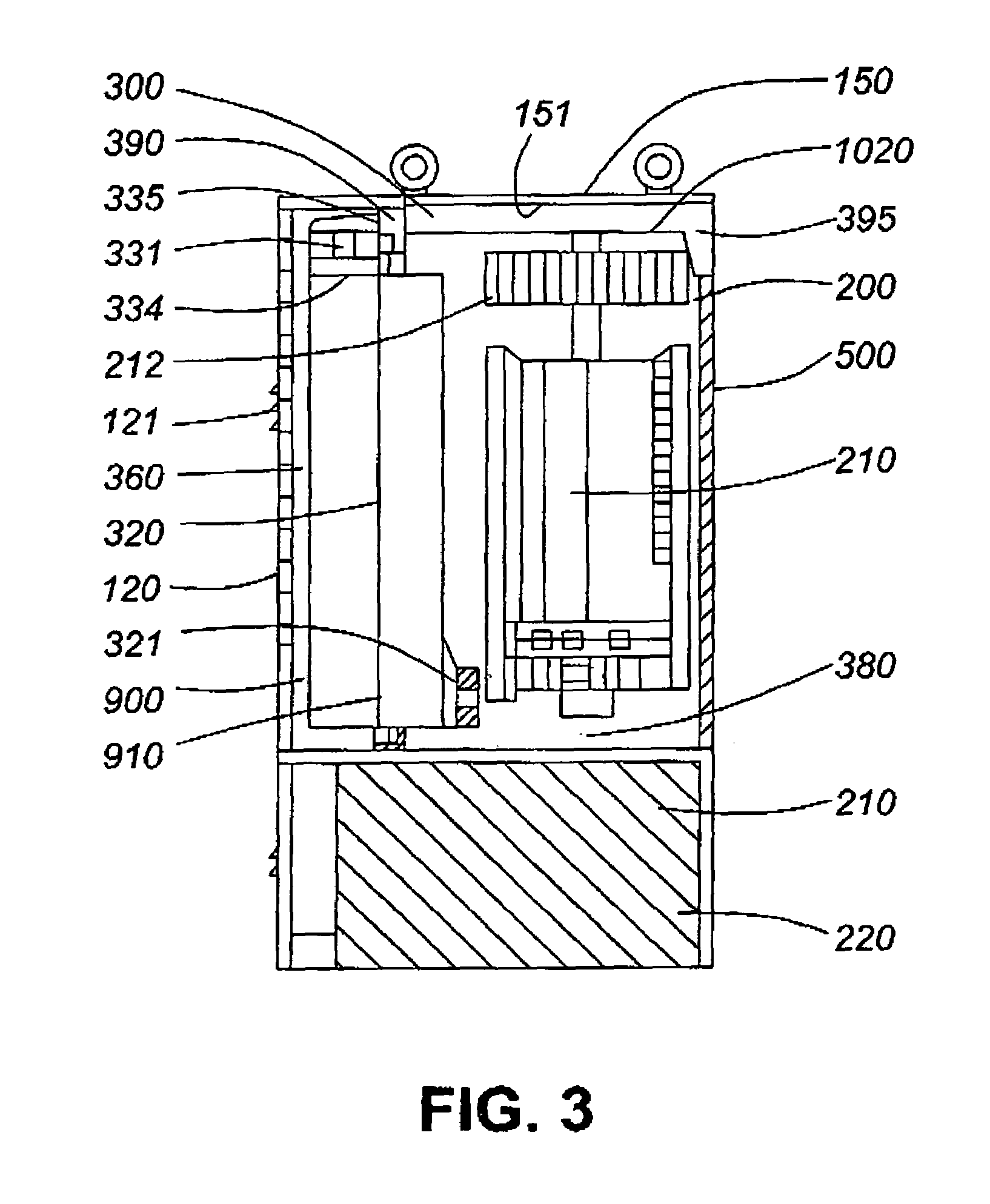 Electronics equipment cabinet