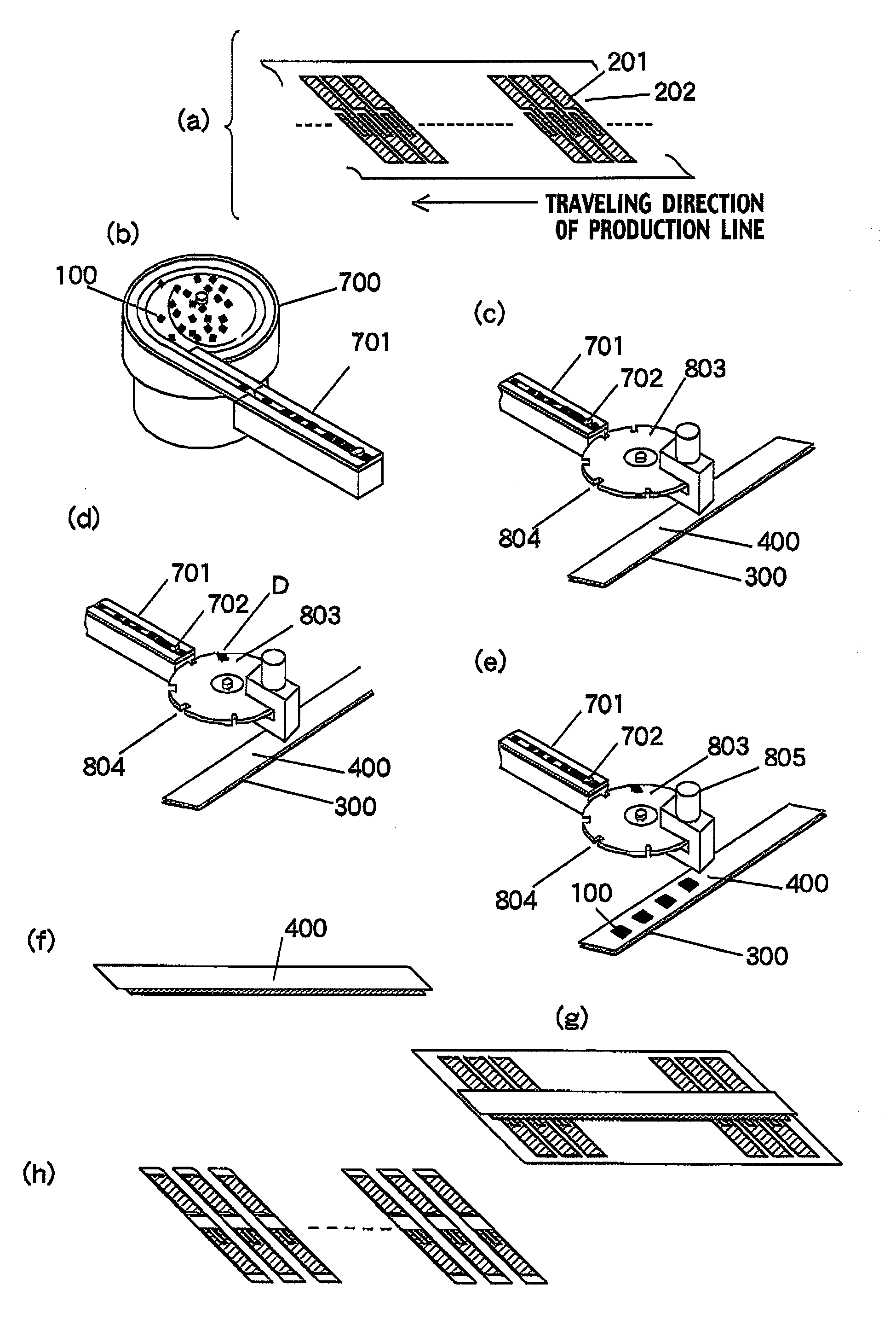 Method of producing electronic apparatus