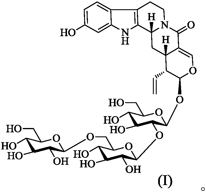 Uncaria amide A as well as pharmaceutical composition and application thereof