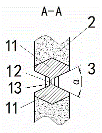 A battery technology pole plate connection structure