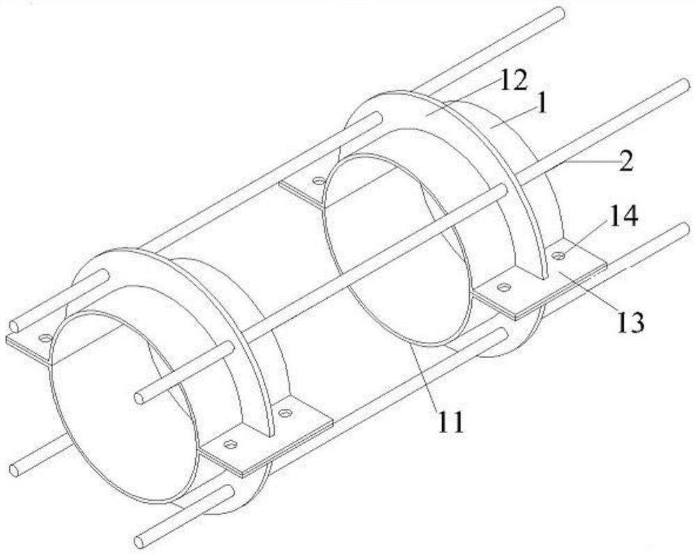 PE electric smelting sleeve protection device and installation method