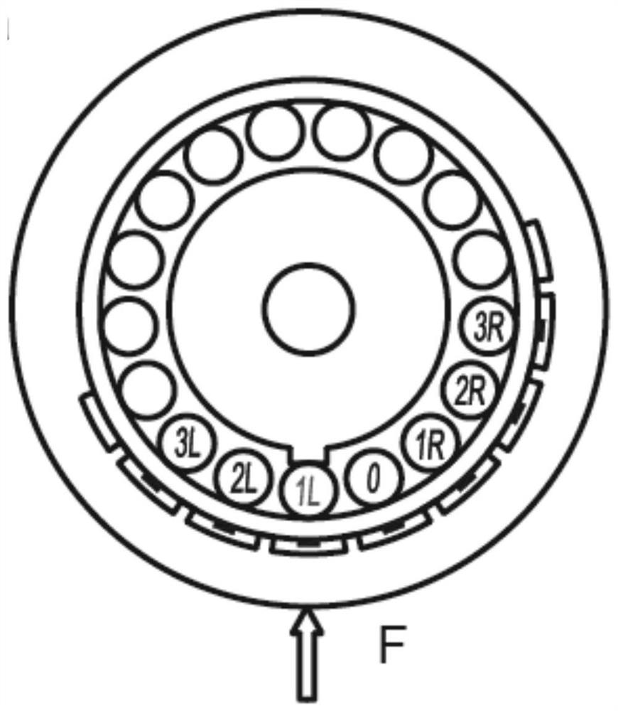 Calibration structure and detection method of bearing internal load distribution