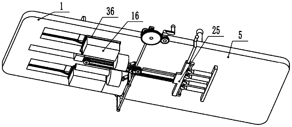 Varicosity rehabilitation training device used in vascular surgery department