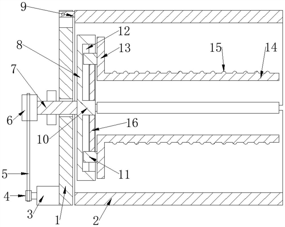 Luggage cloth winding device