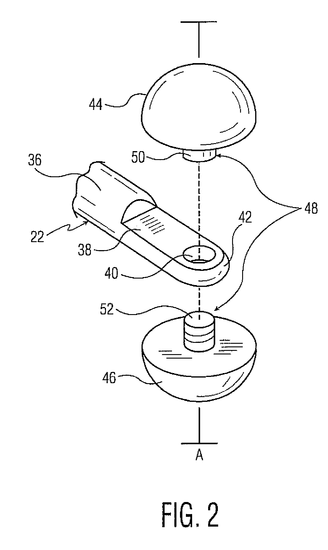 Spur with removable end piece