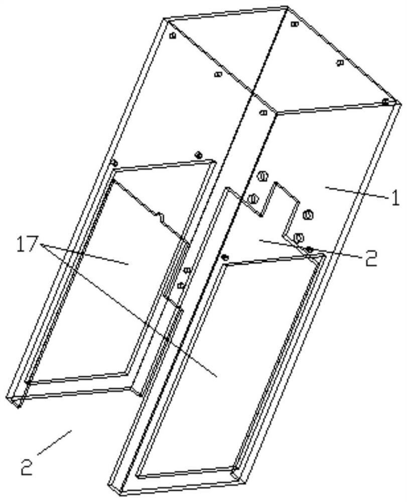 A high-altitude bare cable insulation installation device