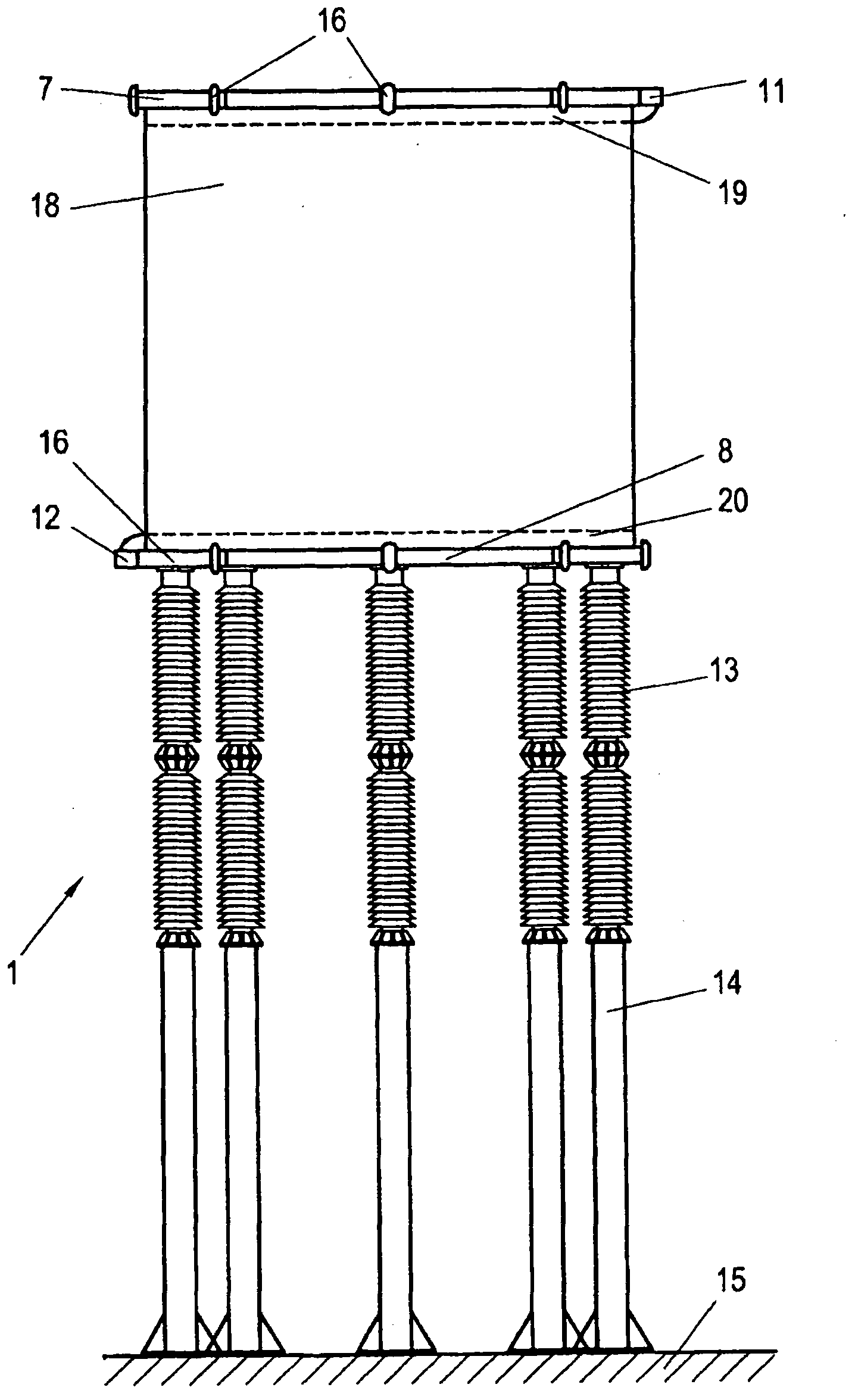 Electrostatic screen for an hvdct component