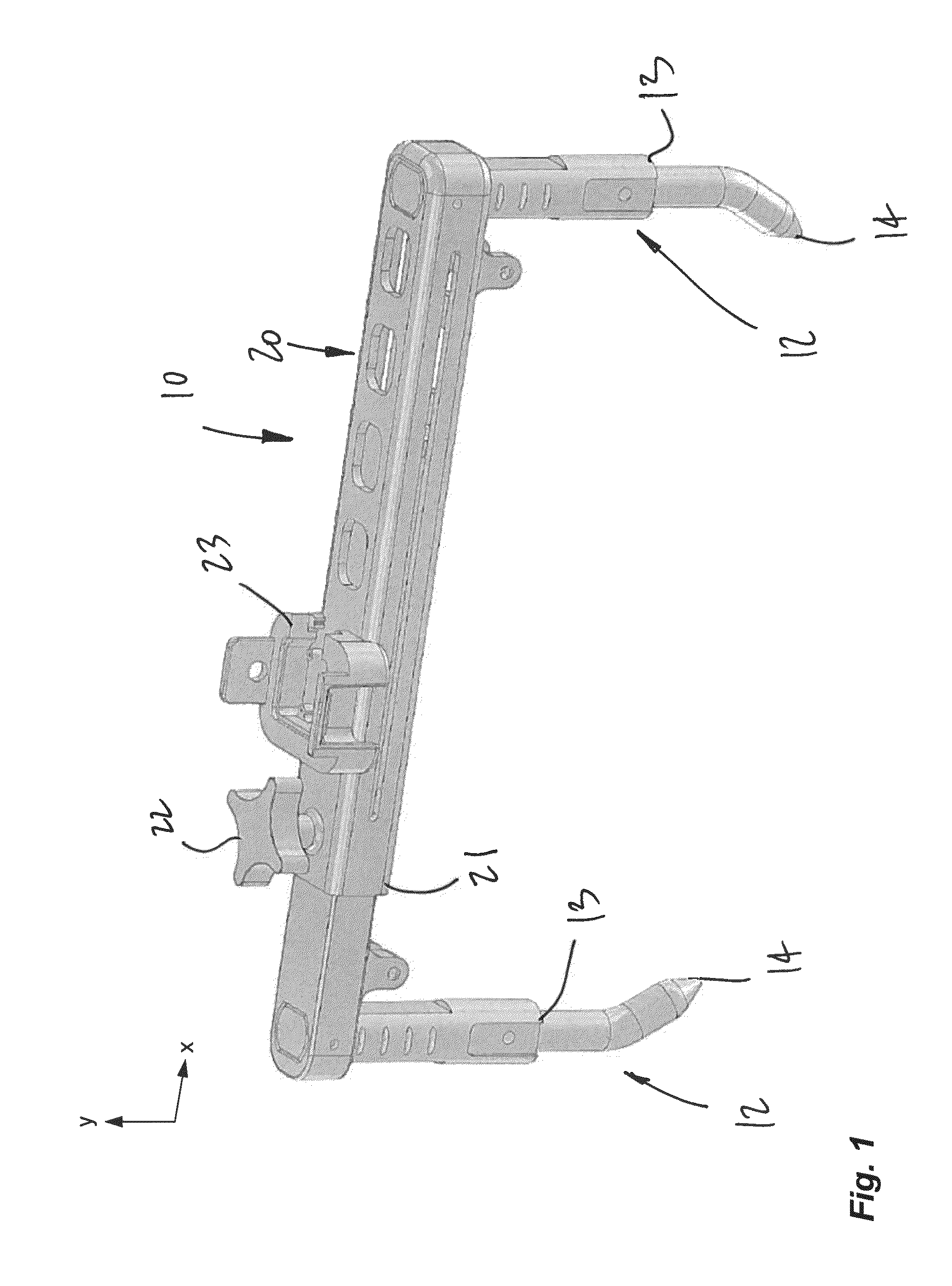 Method and system for creating frame of reference for cas with inertial sensors