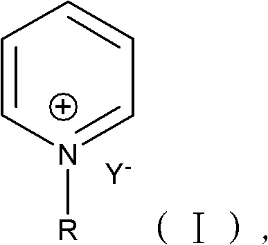 Pyridine-ion-containing liquid, preparation method and application thereof