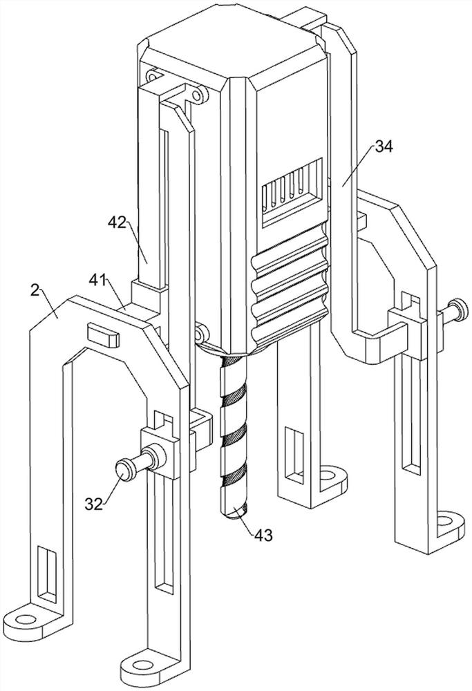 A punching device for a connector