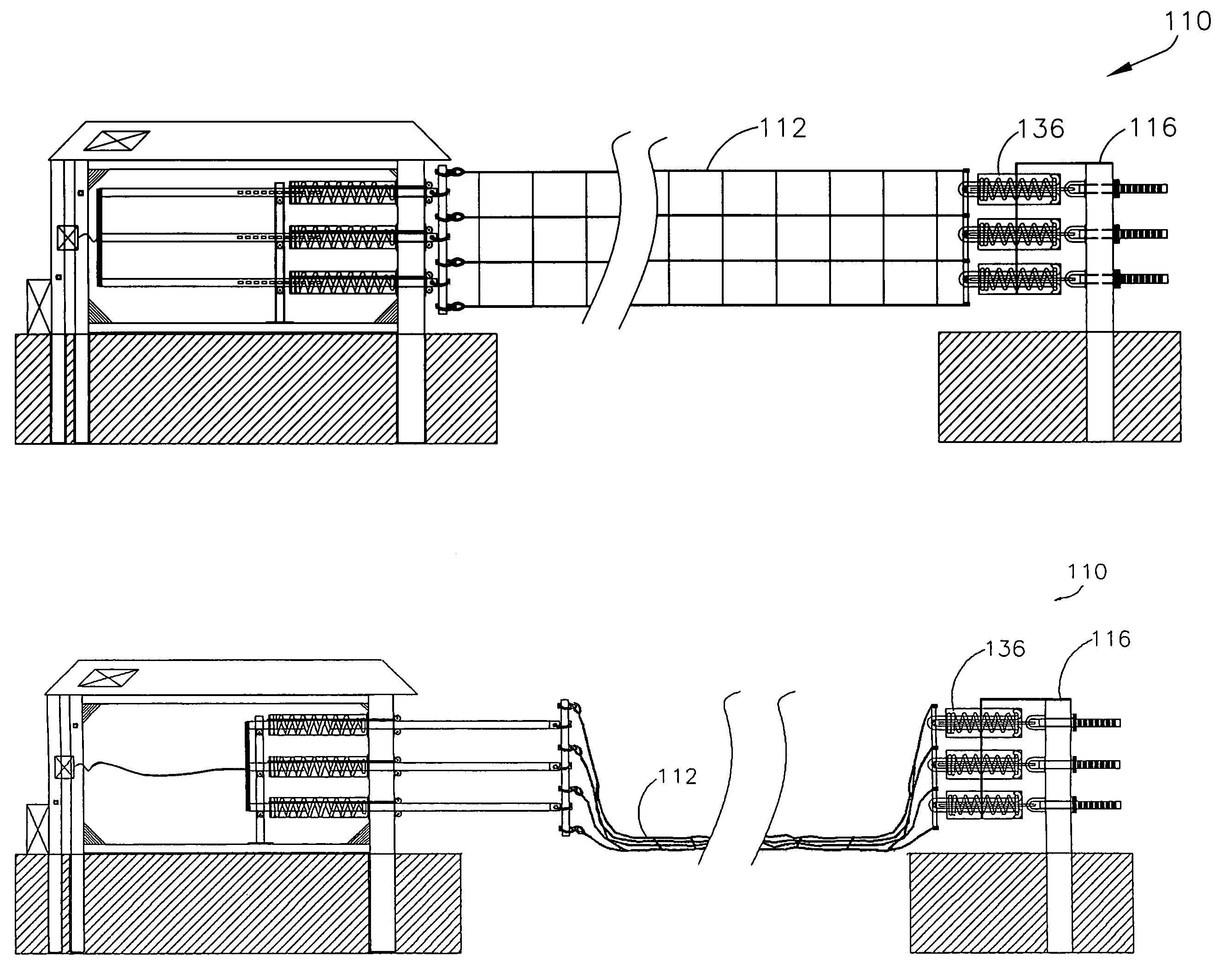 Retractable wide-span vehicle barrier system