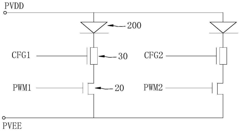 Driving backplane, light-emitting panel, display device, and molding method