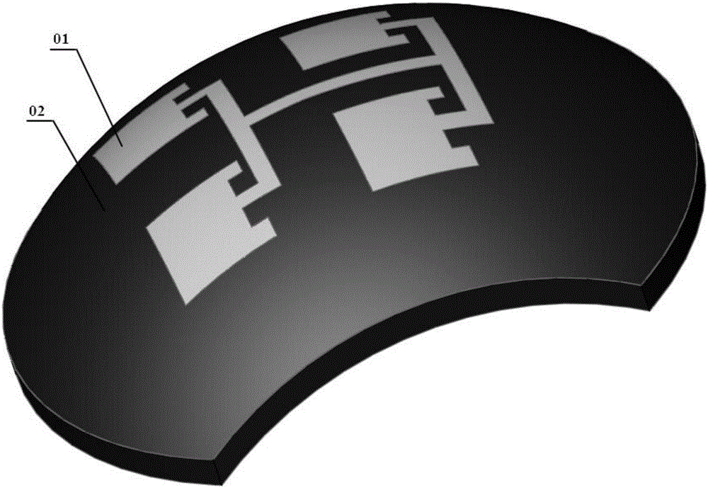 Slicing treatment method for surface model surface ink jet printing