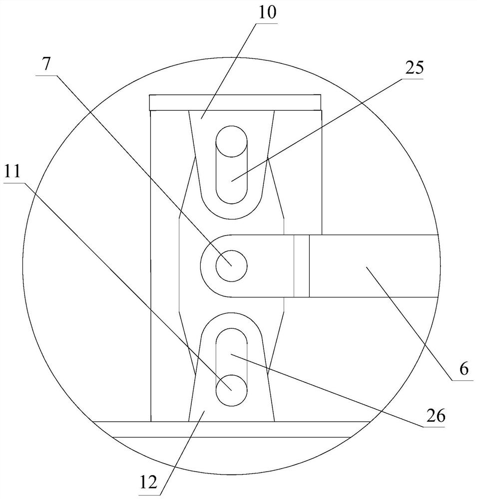 Speed amplification combined damping device and eddy current damping wall