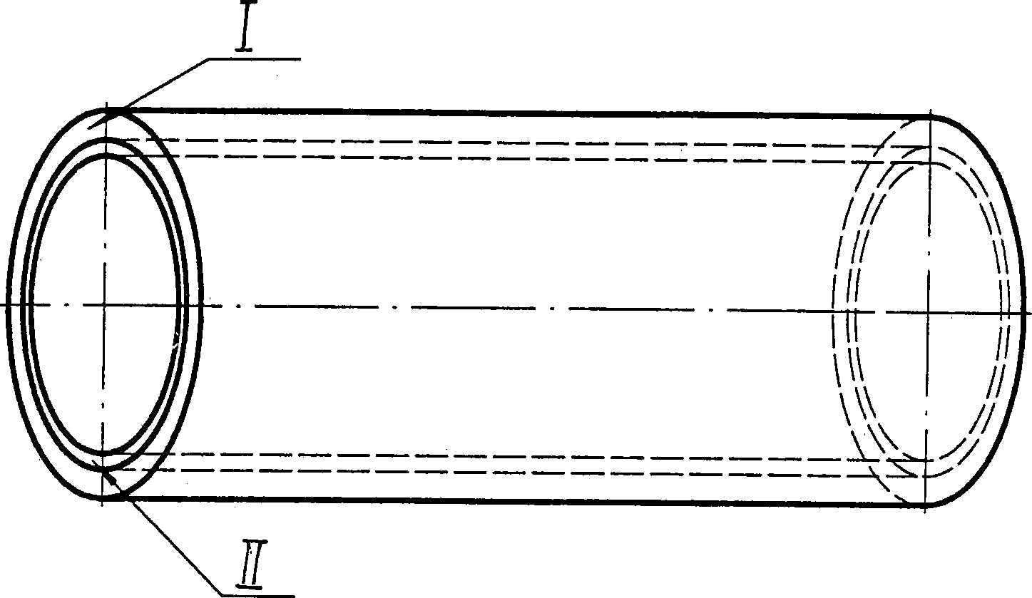 Glass products for inner lining of steel tube, and preparation method