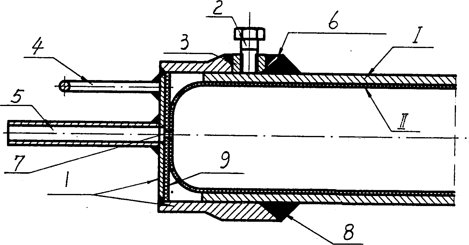 Glass products for inner lining of steel tube, and preparation method