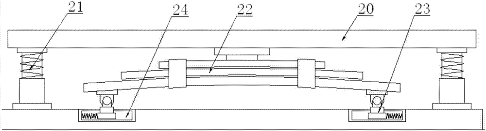 Efficient building steel plate polishing device