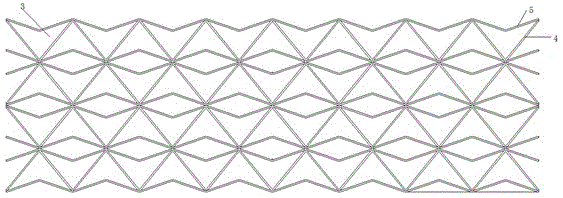 Ripple filling material with multiple layers of gas/liquid runners