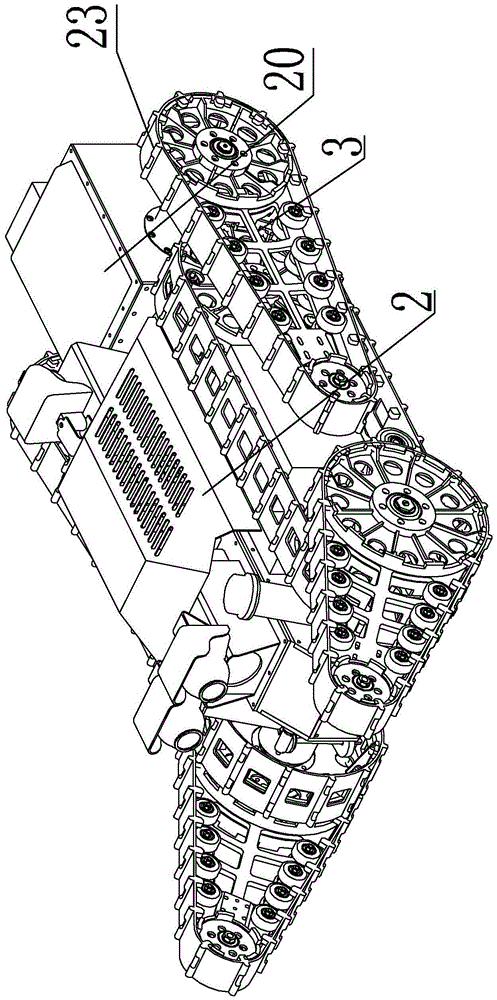 Reconstructive tracked robot