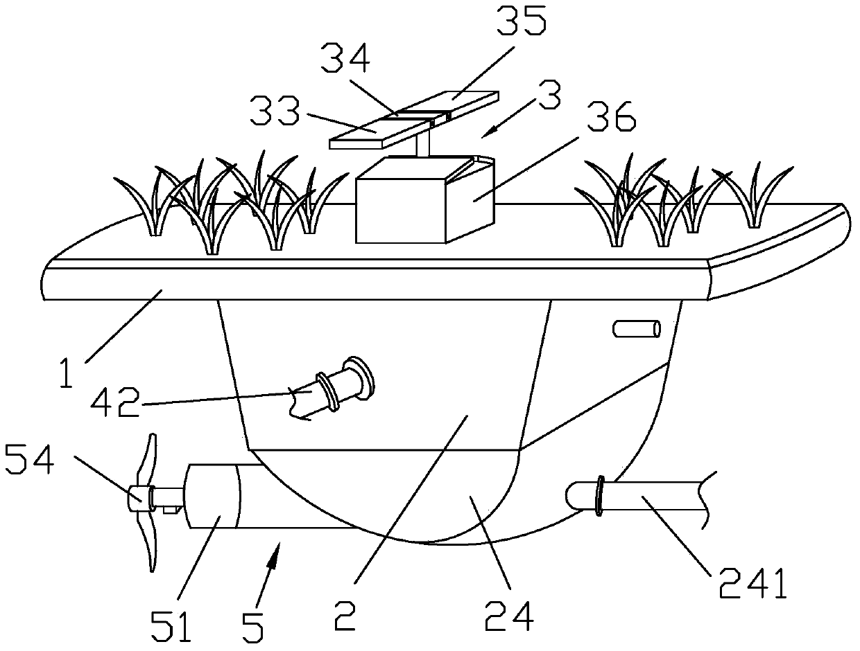 A park water purification device using microorganisms and its purification method