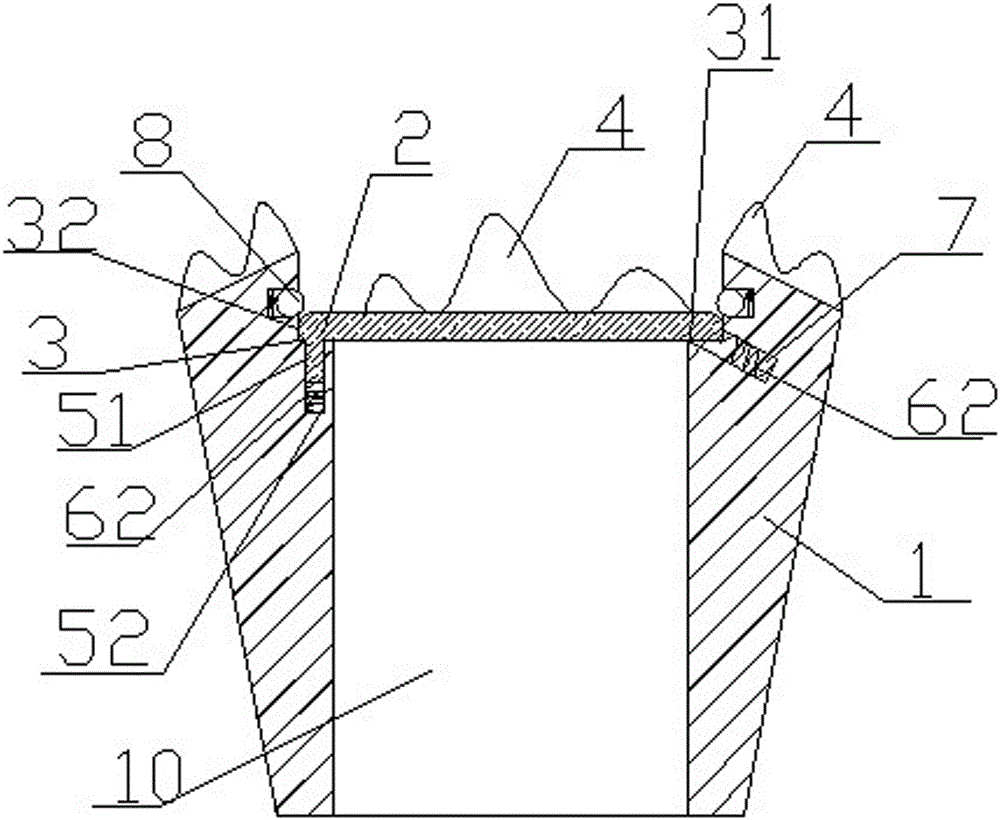 Drill bit for coal mine gas drainage hole