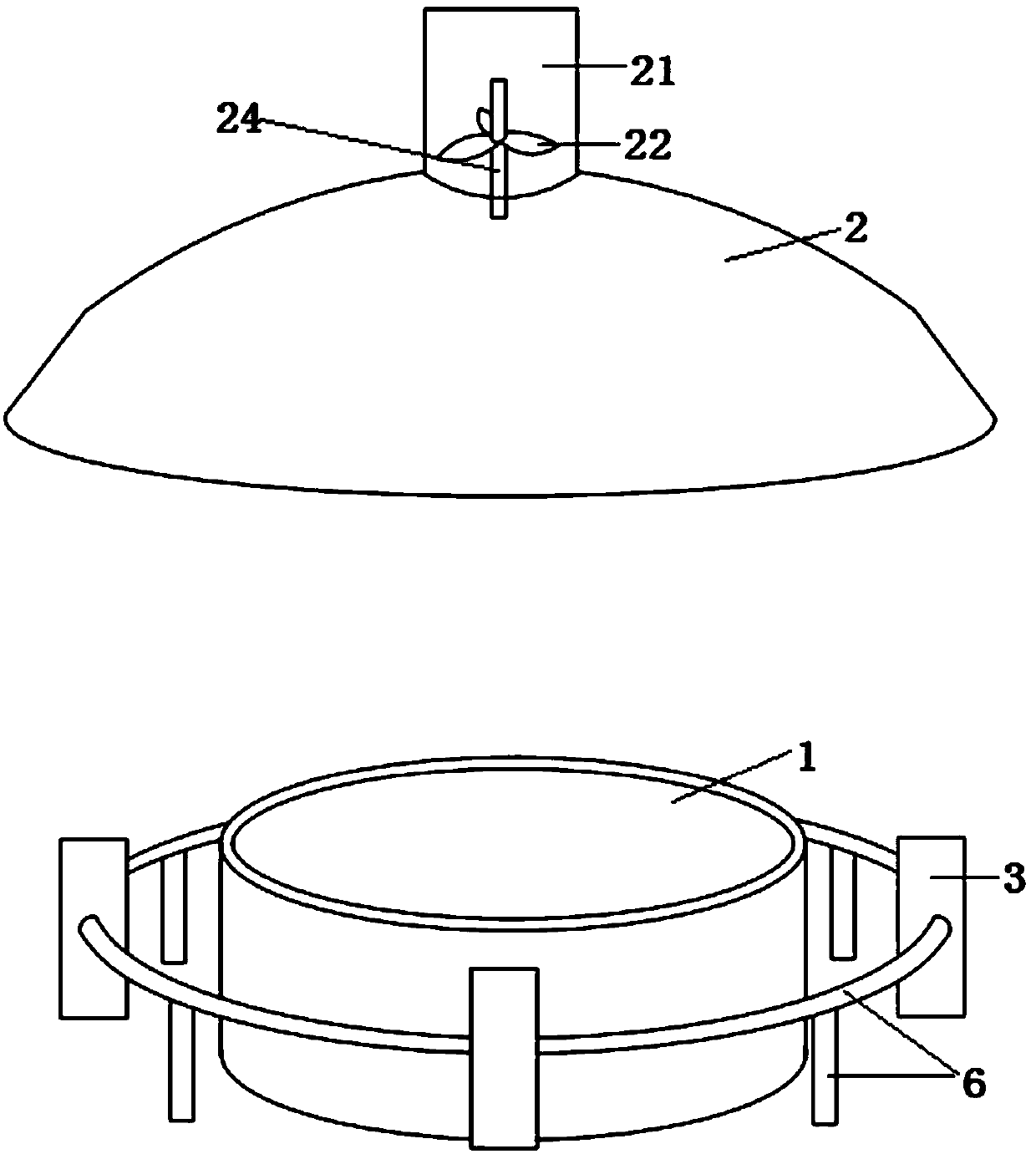 Lighting device for graphite furnace atomic absorption spectrometer and method