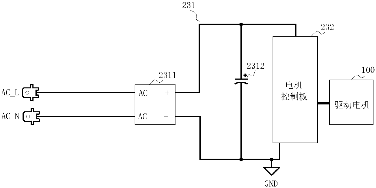 Food processor and control method and device for preventing motor from locked-rotor